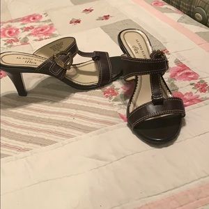 Anne Klein brown sandals- iflex